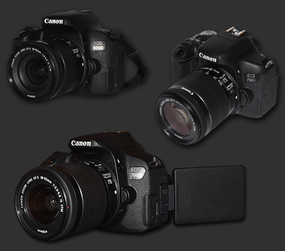 Canons 3stellige Modelle