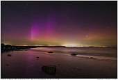 Polarlichter - Polarlichter bei Flensburg - Blick auf Sønderborg