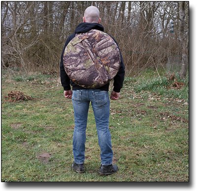 Foto : Fotograf mit Frankonia Ansitzzelt