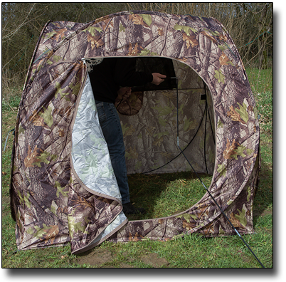 Foto : Anbringen der Fiberglasstangen